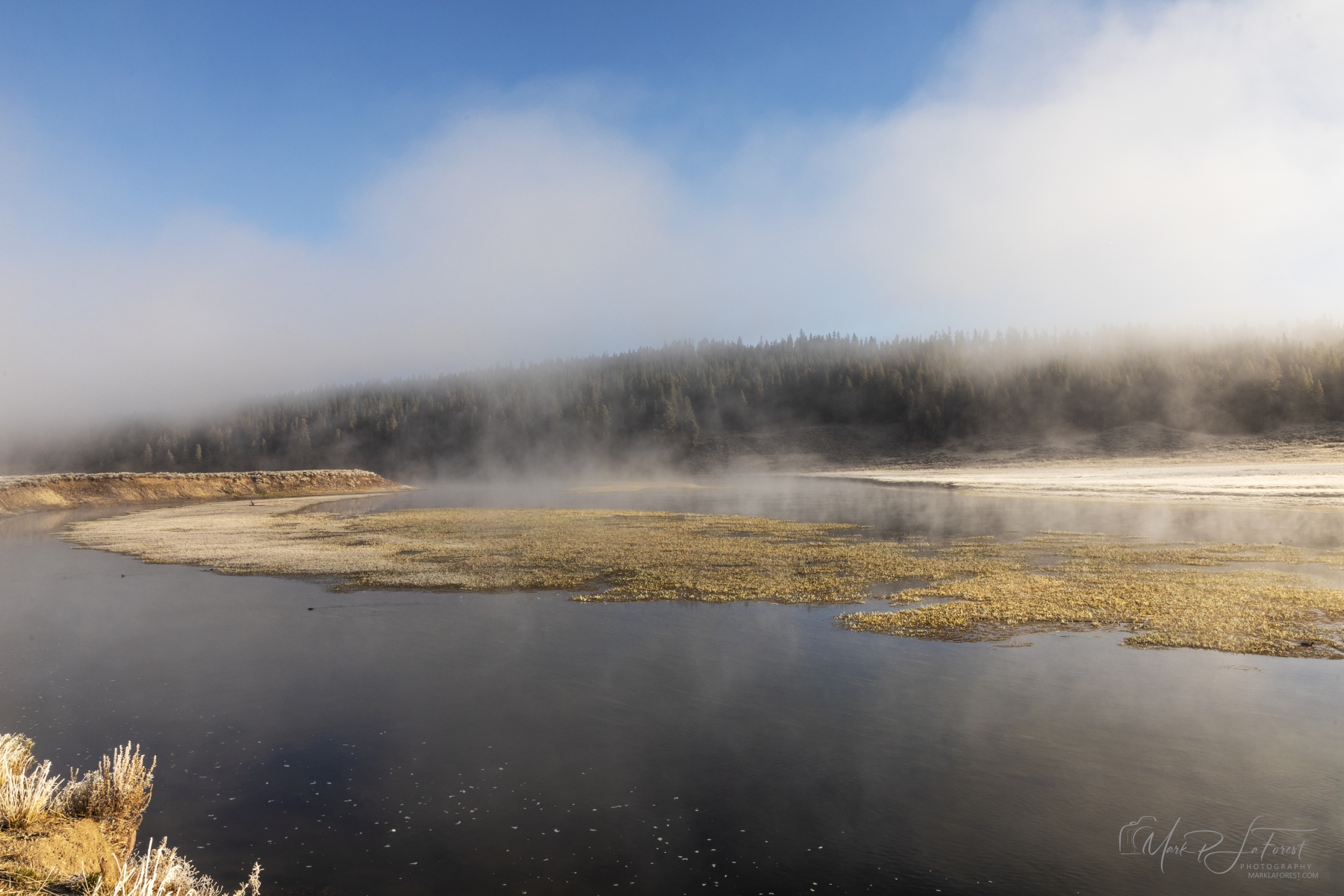 Foggy Morning, Yellowstone River, Yellowstone National Park